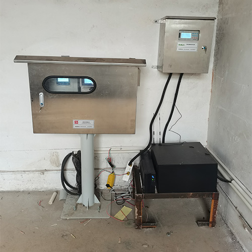 咸阳西区热力始站孔板和热量表安装现场